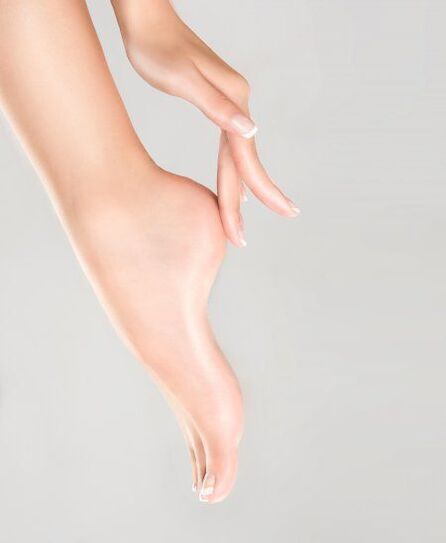 peau de pied sans champignon